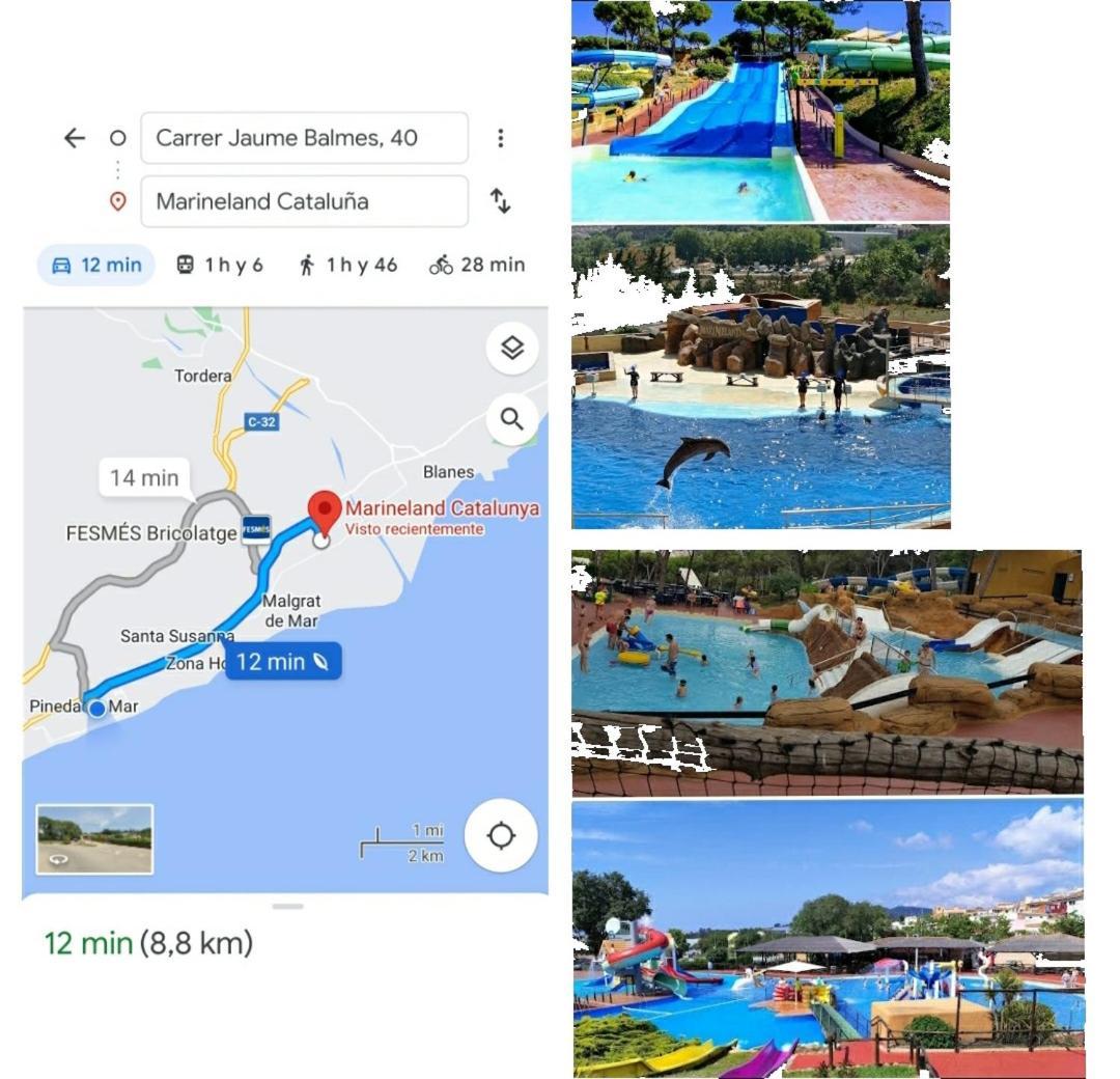 Apartamento En La Costa Del Maresme Pineda de Mar Eksteriør bilde